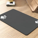 Tapete de alimentação para animais de estimação absorvente à prova d'água - placemat para animais de estimação de secagem rápida para comida e tigela de água com suporte de borracha para cães e gatos