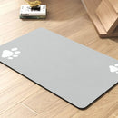 Tapete de alimentação para animais de estimação absorvente à prova d'água - placemat para animais de estimação de secagem rápida para comida e tigela de água com suporte de borracha para cães e gatos