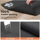 Tapete de alimentação para animais de estimação absorvente à prova d'água - placemat para animais de estimação de secagem rápida para comida e tigela de água com suporte de borracha para cães e gatos