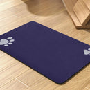 Tapete de alimentação para animais de estimação absorvente à prova d'água - placemat para animais de estimação de secagem rápida para comida e tigela de água com suporte de borracha para cães e gatos