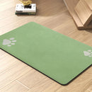 Tapete de alimentação para animais de estimação absorvente à prova d'água - placemat para animais de estimação de secagem rápida para comida e tigela de água com suporte de borracha para cães e gatos
