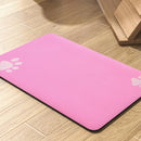 Tapete de alimentação para animais de estimação absorvente à prova d'água - placemat para animais de estimação de secagem rápida para comida e tigela de água com suporte de borracha para cães e gatos
